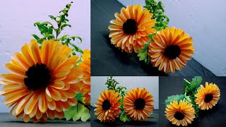 A4 nirmana / How to make beautiful paper flowers /