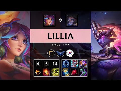 Lillia Top vs Sylas - KR Diamond Patch 25.08