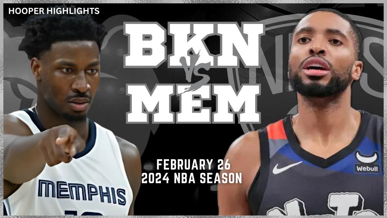 27.02.2024 | Memphis Grizzlies 86-111 Brooklyn Nets