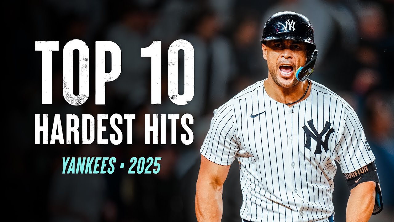 Top 10 HARDEST Hits of 2025 | NEW YORK YANKEES
