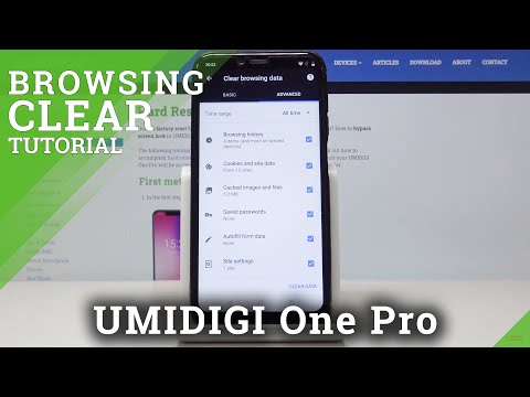 How to Clear Browser Data on UMIDIGI One Pro - Delete Serach History