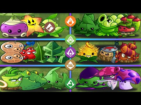 Best 6 Team Plants + Mint Battles - Which Will Win? - PvZ 2 Team Plants vs Team Plants