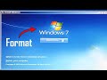 How To Format Windows 7