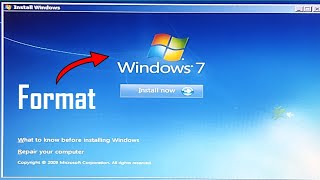 How to format windows 7