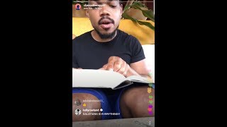 Chance The Rapper Takes IG Live To Church!