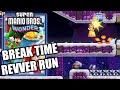 Super Mario Bros Wonder Break Time Revver Run 100 All Wonder Seeds Flower Coins Flag