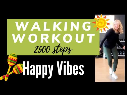 20 min Fast Paced Walk | Happy Latin Vibes Walking Workout no Talking and Fun Music