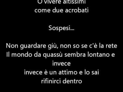 Daniele Silvestri - Acrobati - Testo Lyrics