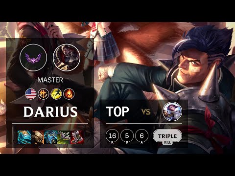 Darius Top vs Fiora - NA Master Patch 12.5