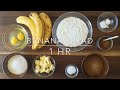 Easy Banana Bread Recipe 3-4 Bananas