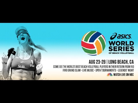 2016 ASICS WSOBV Long Beach Womens Semi Final Ross & Walsh USA vs. Laboureur & Sude GER