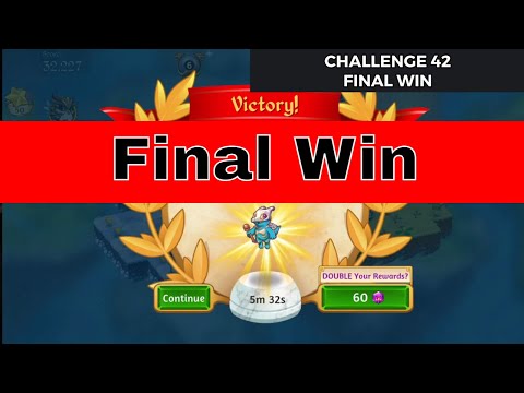 Merge Dragons | Challenge 42 Final Win | 5 Minutes 32 Seconds | With Commentary