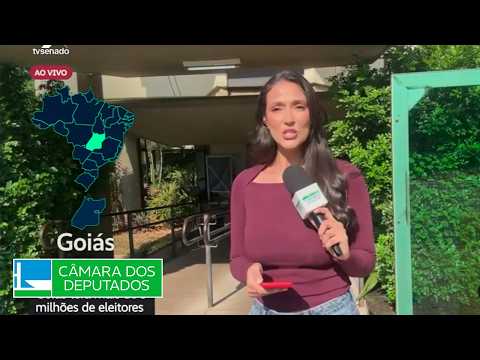 Eleitores de Goiás já lotam as seções para votação neste domingo - 04/10/2026