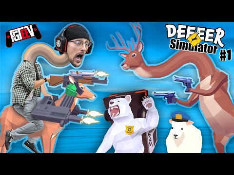 DEEEER SIMULATOR, the GREATEST GAME of 2020 w/ FGTEEEEEEEV
