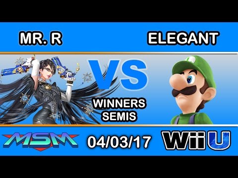 MSM 92 - eLv | Mr. R (Bayonetta) Vs. BSD | Elegant (Luigi) Winners Semis - Smash Wii U