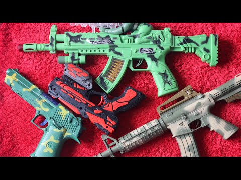 Box of Equipments ! Military Army Special Forces Toy Guns! Heavy  Soldier Weapons - NERF VS XSHOT