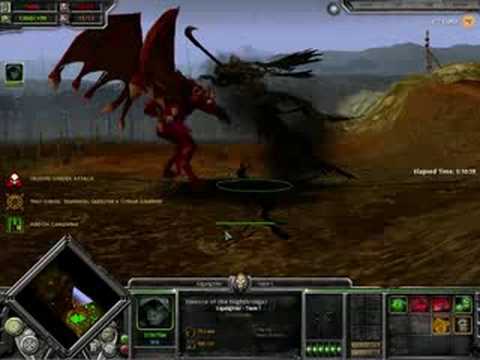 Bloodthirster vs Necron Lord