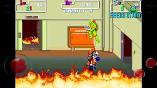 Teenage Mutant Ninja Turtles: The Arcade Game Gameplay on a JXD S7800 Android Gaming Tablet
