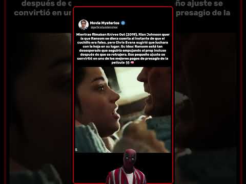 Mientras filmaban Knives Out (2019), Chris Evans creó un pago perfecto de presagio