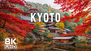 Kyoto in Autumn 4K UHD | Stunning views of shrines, gardens, and vibrant fall foliage