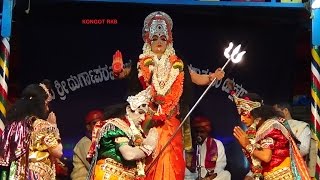 preview picture of video 'Yakshagana -- Shri Devi Mahatme - 1 - Harish bellare as Adimaye'
