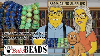 Lapis and Green Opal from Madagascar only $10 a strand!
