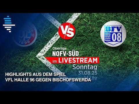 NOFV-Oberliga Süd: Highlights vom Spiel VfL Halle 96 gegen Bischofswerda