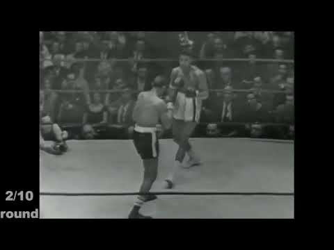 Muhammad Ali (Cassius Clay) Vs Sonny Banks Highlights (Ali First Test)