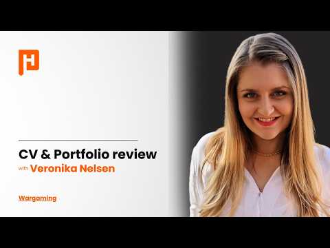 Live CV & Portfolio Review with Veronika Nelsen