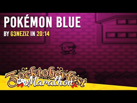 ZFM 2021: Pokémon Blue Any% No Save Corruption von G3neziz