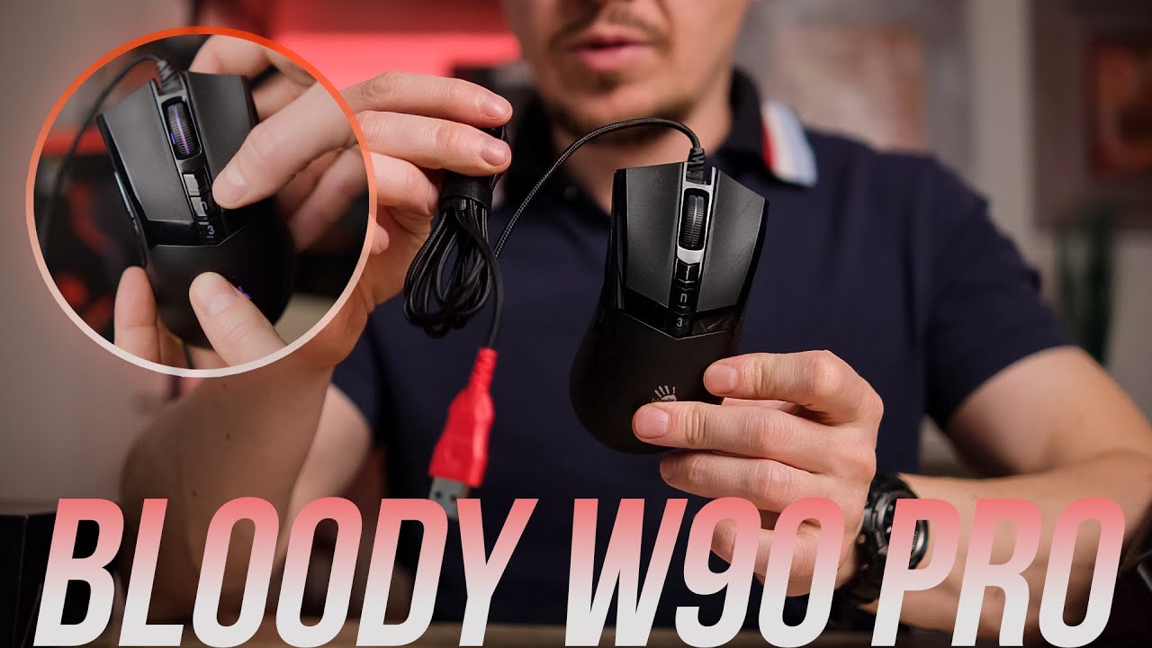 Миша ігрова A4Tech W90 Pro Bloody, чорна, активоване ПЗ Bloody