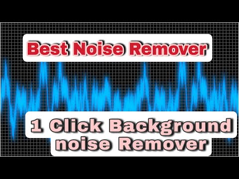 How to remove background Noise//best Apk for noise remove in a video