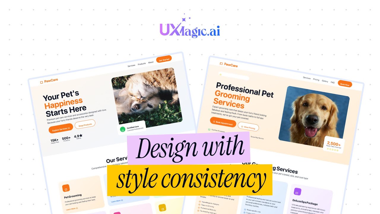 How to Generate Consistent UI Styles with AI | UXMagic.ai Tutorial