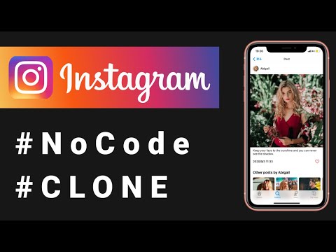 【 In 10 minutes !?  】Building Instagram clone app!! (NoCode)