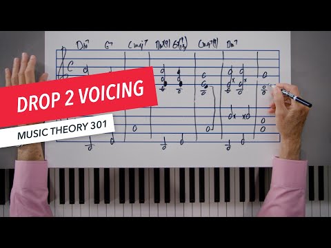 Music Theory: Drop 2 Voicing | Chord Progressions | Jazz | Berklee Online