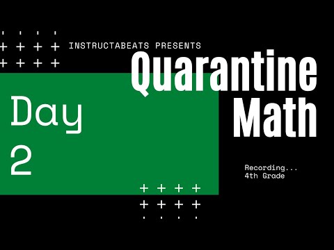 Quarantine Math 4th Grade Day 2 - Virtual School - 4.OA.1