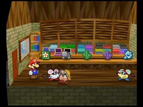 Paper Mario The Thousand Year Door Rogueport Badge Shop