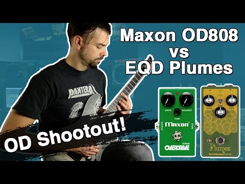 Maxon OD808 vs EarthQuaker Devices Plumes SHOOTOUT | Classic vs Modern Overdrive Battle