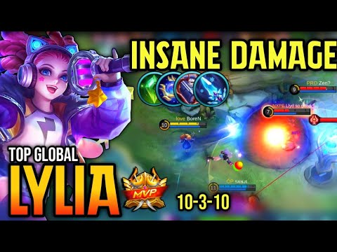 INSANE DAMAGE! LYLIA BEST BUILD 2022 | TOP GLOBAL LYLIA GAMEPLAY | MOBILE LEGENDS✓