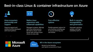 Get a native experience and integrated support with Linux on Azure