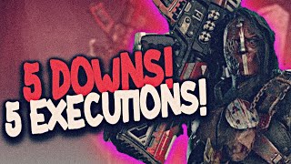 THE INQUISITOR! 5 Downs 5 Executions! (DeathGarden BloodHarvest Hunter Gameplay)