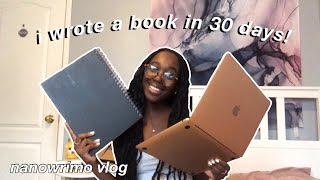 "winning" nanowrimo!! nanowrimo vlog 2021 // week four