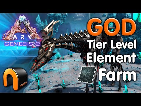 ARK Genesis 2 How To Farm Element GOD TIER LEVEL! #ARK