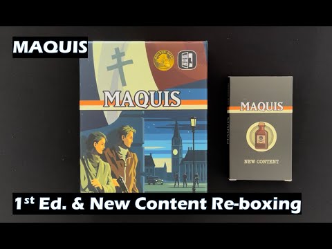 Maquis 1st edition and new content re-boxing