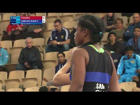 Repechage WW - 69 kg: Y. SANCHEZ RODR (CUB) df. B. TOSUN (TUR) by VFA, 4-0