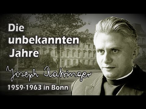 Die unbekannten Jahre – Prof. Ratzinger in Bonn – Doku. Erinnerungen an Benedikt XVI. (72 Min)