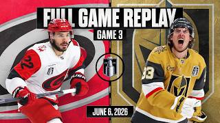 FULL GAME REPLAY: Hurricanes vs Golden Knights | Game 3 | 2026 Stanley Cup Final