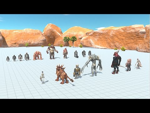 Infernals vs Mutant Primates  Unit Exchange Tournament - Animal revolt Battle Simulator