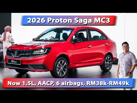 2026 Proton Saga MC3 - priced from RM38k to RM49k