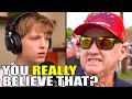 MAGA Moron Gets Some Sense SLAPPED Into His Empty Head